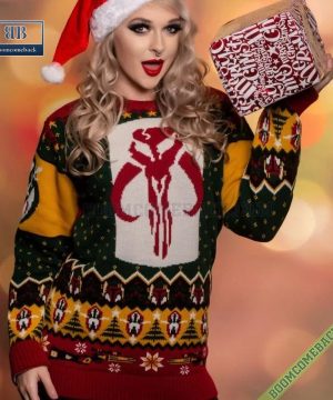 star wars mandalorian ugly christmas sweater 5 alzuJ