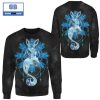 Starry Kitsun Pokemon Anime Christmas 3D Sweatshirt