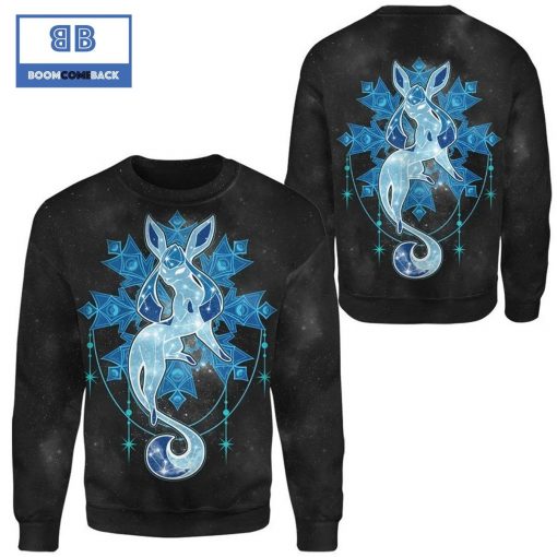 Starry Sky Of Ice Pokemon Anime Christmas 3D Sweatshirt