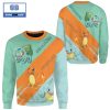 Sylveon Starry Pokemon Anime Christmas 3D Sweatshirt