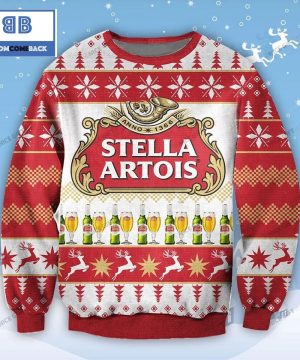 Stella Artois Beer Christmas 3D Sweater