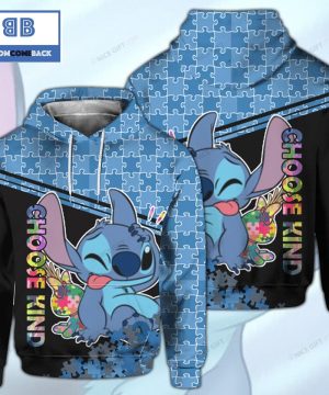 Stitch Choose Kind 3D Hoodie