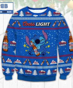 stitch coors light beer christmas ugly sweater 3 xEegg