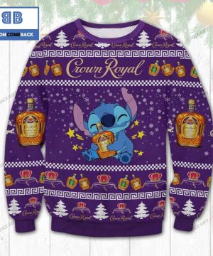 stitch crown royal whiskey christmas ugly sweater 2 rTRQ6