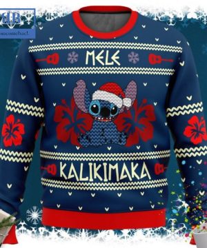 Stitch Mele Kalikimaka Ugly Christmas Sweater