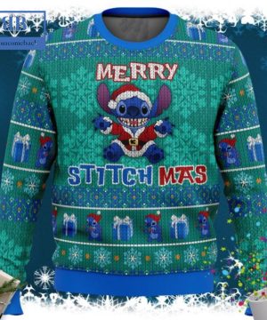 Stitch Merry Stitchmas Snowflake Ugly Christmas Sweater