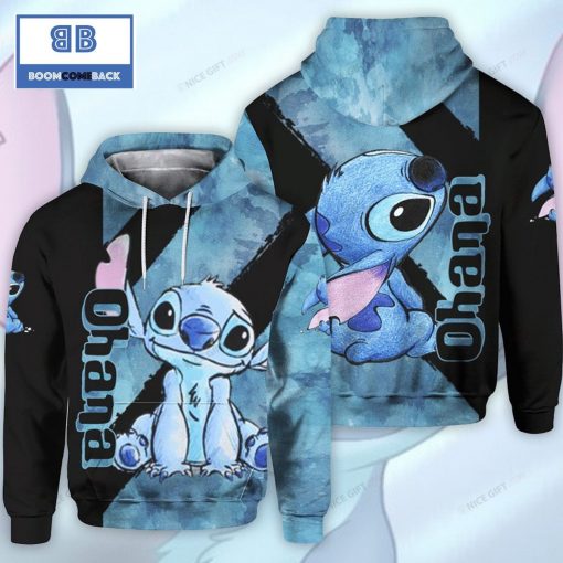 Stitch Ohana 3D Hoodie