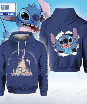 stitch walt disney world 50th anniversary 3d hoodie 2 1jvKz