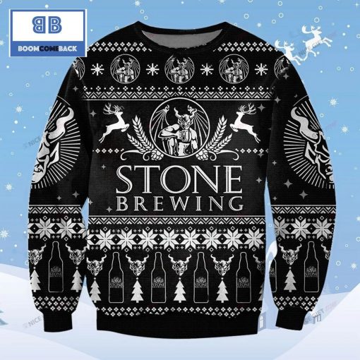 Stone Brewing Beer Christmas 3D Sweater