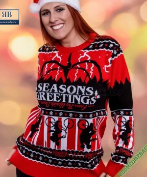 stranger things upside down ugly christmas sweater 5 J8sCG