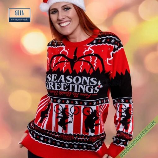 Stranger Things Upside Down Ugly Christmas Sweater