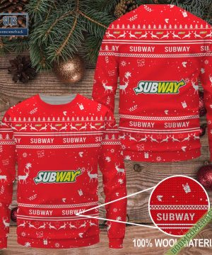 Subway Company Ugly Christmas Sweater