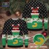 Subway Logo Pattern Ugly Christmas Sweater