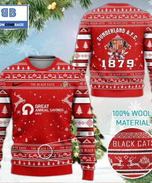 Sunderland AFC FC Since 1879 3D Christmas Ugly Sweater