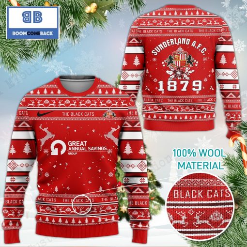 Sunderland AFC FC Since 1879 3D Christmas Ugly Sweater