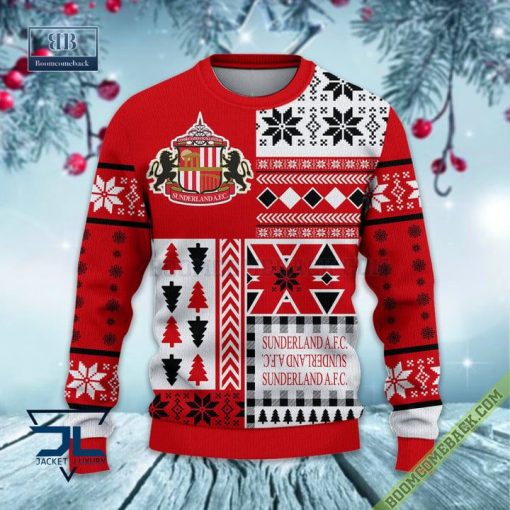 Sunderland AFC Ugly Christmas Sweater, Christmas Jumper