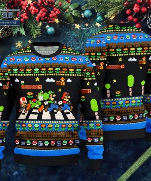 Super Mario Characters Ugly Christmas Sweater