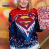 Superman Man of Festivities Ugly Christmas Sweater Gift For Adult And Kid