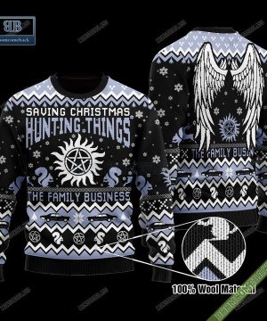 Supernatural Saving Christmas Hunting Things The Family Business Ugly Sweater