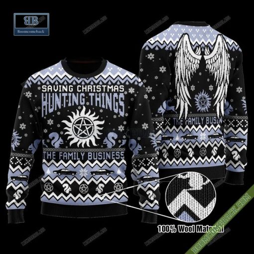 Supernatural Saving Christmas Hunting Things The Family Business Ugly Sweater