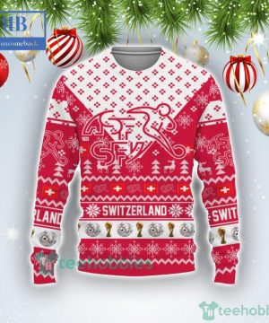 Switzerland National Football Team World Cup 2022 Qatar Style 1 Ugly Christmas Sweater