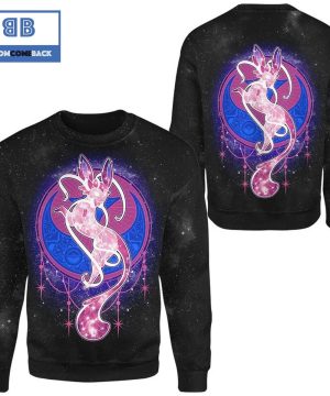 Sylveon Starry Pokemon Anime Christmas 3D Sweatshirt