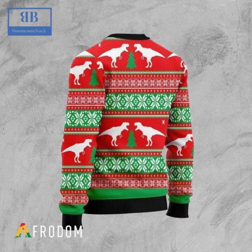 T-Rex Bells T-Rex Bells T-Rex All The Way Ugly Christmas Sweater