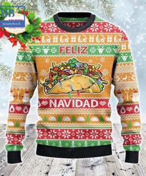 Tacos Feliz Navidad Ugly Christmas Sweater