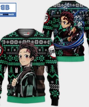 Tanjiro Kimetsu No Yaiba Anime Christmas 3D Sweater