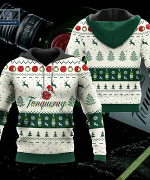 Tanqueray Santa Hat Christmas Ugly Christmas Sweater Hoodie Zip Hoodie Bomber Jacket