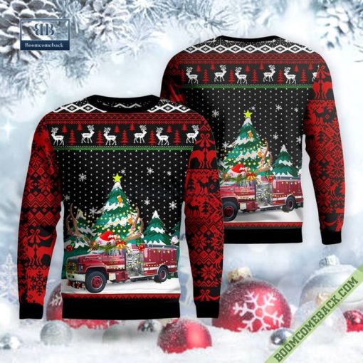 Taylorsville, North Carolina, Vashti Volunteer Fire Department Christmas Sweater Jumper