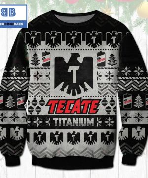 Tecate Beer Christmas Black 3D Sweater