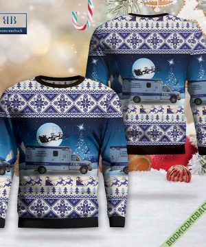 Tecumseh, Michigan, Lenawee Community Ambulance Ugly Christmas Sweater