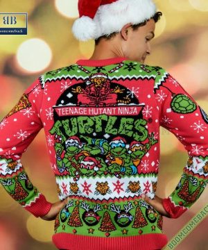 teenage mutant ninja turtles merry christmas dudes ugly sweater jumper 3 8jCv1