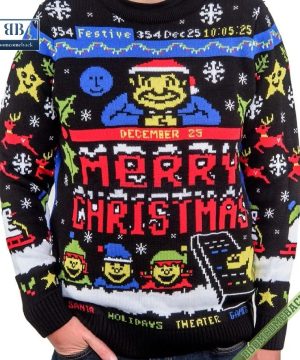 teletext december 25 merry christmas ugly sweater 5 D6UBf