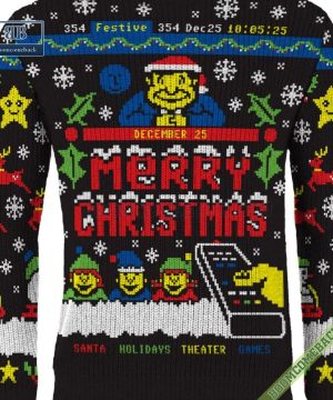 teletext december 25 merry christmas ugly sweater 7 pFdUl