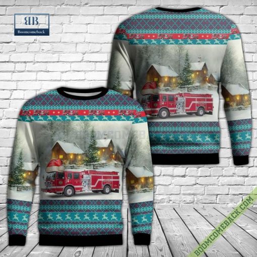 Tennessee, Knoxville Fire Department Christmas Sweater Jumper