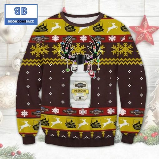 Tennessee Legend Lemonade Moonshine All Printed Ugly Christmas Sweater Sweatshirt