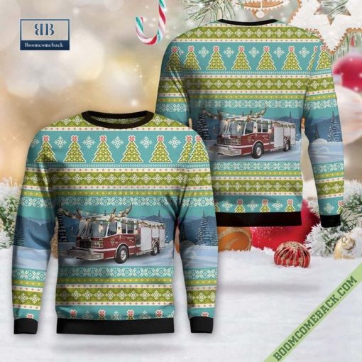 Texas, Brazoria Volunteer Fire Department Ugly Christmas Sweater