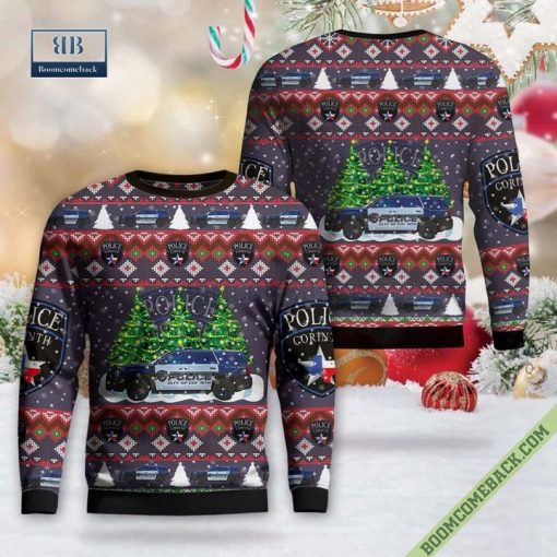 Texas, Corinth Police Department Ugly Christmas Sweater