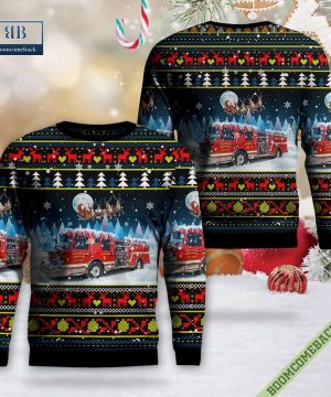 Texas, Fulshear Simonton Fire Christmas Sweater Jumper