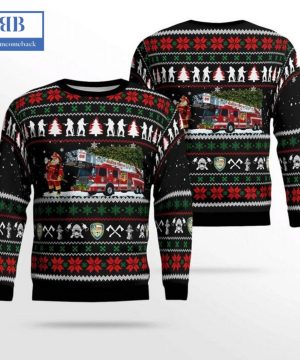 Texas Houston Fire Department Ugly Christmas Sweater