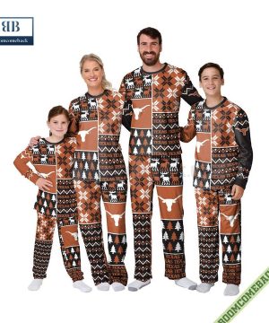 Texas Longhorns NCAA Team Family Pajamas Set