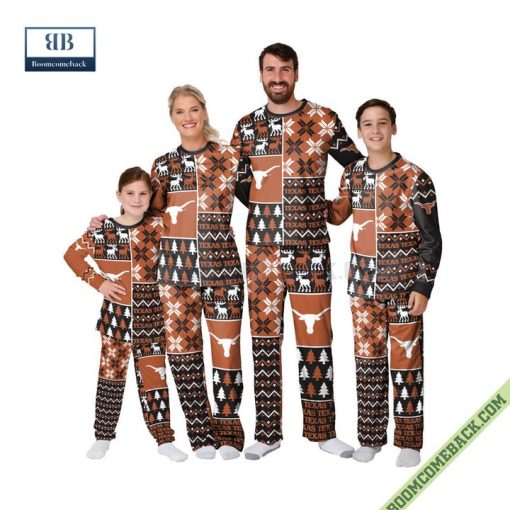 Texas Longhorns NCAA Team Family Pajamas Set