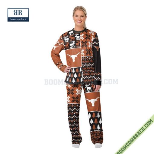 Texas Longhorns NCAA Team Family Pajamas Set