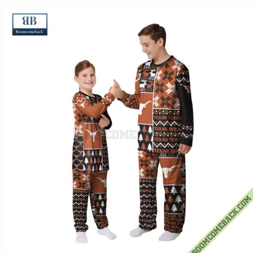 Texas Longhorns NCAA Team Family Pajamas Set