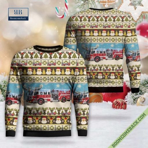 Texas, San Antonio Fire Department Ugly Christmas Sweater