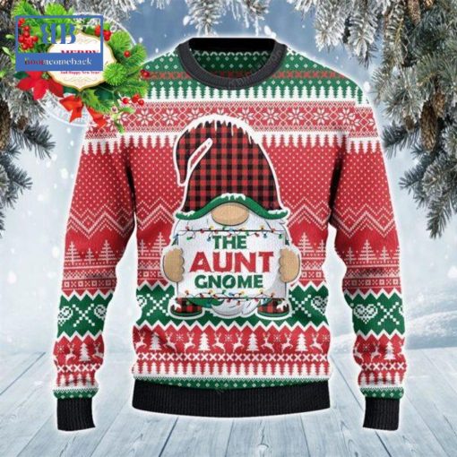 The Aunt Gnome Ugly Christmas Sweater