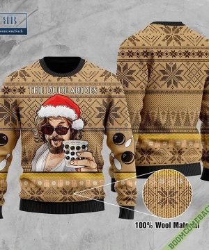 The Big Lebowski The Dude Abides Ugly Christmas Sweater