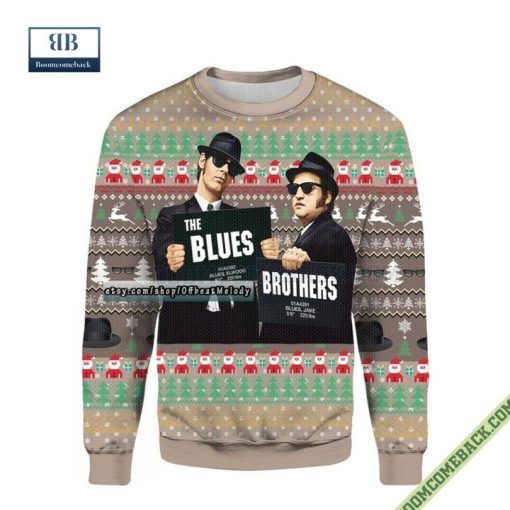 The Blues Brothers We’re on A Mission From God Ugly Sweater